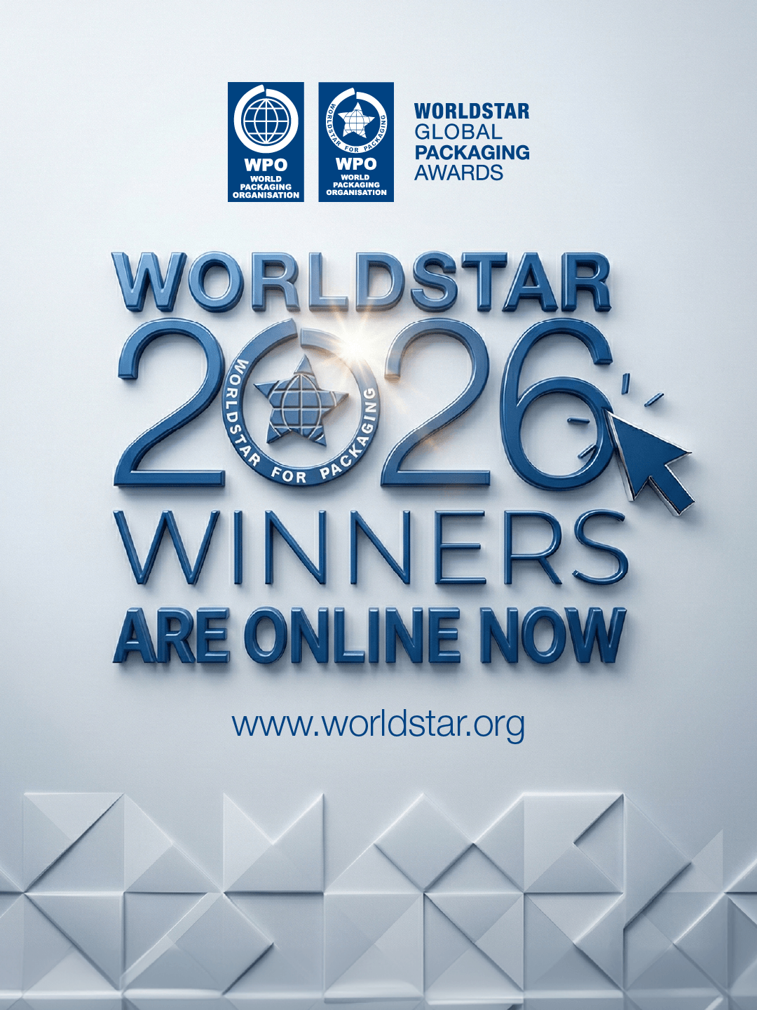 The World Packaging Organisation (WPO)  announces the winners of WorldStar 2026 